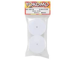 Yokomo 12mm Hex 1/10 4WD Front Buggy Wheels (White) (2) (YZ-4/B-MAX4) -Yokomo Sales Store yokb4 821w 2