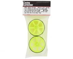 Yokomo 12mm Hex Racing Performer High Traction RWD Drift Wheels (Yellow) (2) (6mm Offset) -Yokomo Sales Store yokrp 6313y6a 2