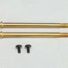 Yokomo YZ-2DTM3/CAL3 "X30" Short Rear Shock Shafts (2) (Titanium Coated)