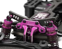 Yokomo YD-2 Graphite/Aluminum Hybrid Front Shock Tower (Purple) -Yokomo Sales Store yoky2 017agpa 2