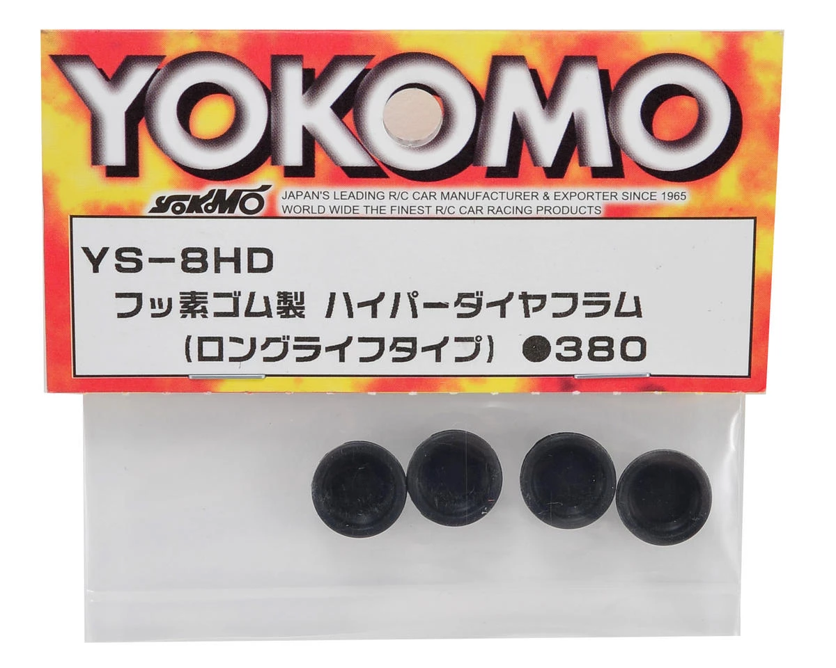 Yokomo Fluorine Rubber Hyper Diaphragm Set (4) 2 Yokomo Fluorine Rubber Hyper Diaphragm Set (4) - Image 2