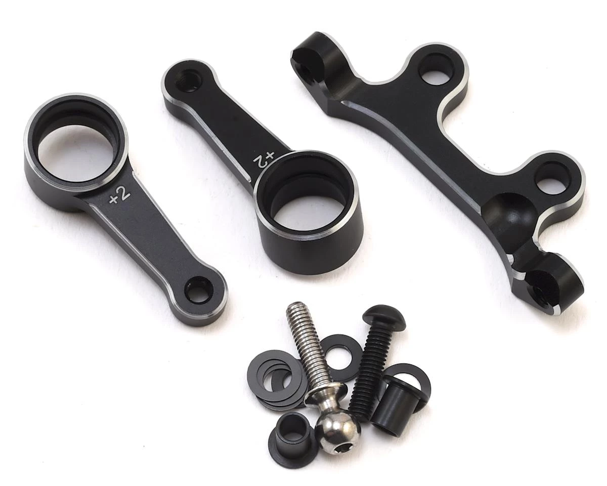 Yokomo YZ-2 DT M2 Aluminum Steering Bell Crank Set (Dirt) 1 Yokomo YZ-2 DT M2 Aluminum Steering Bell Crank Set (Dirt)