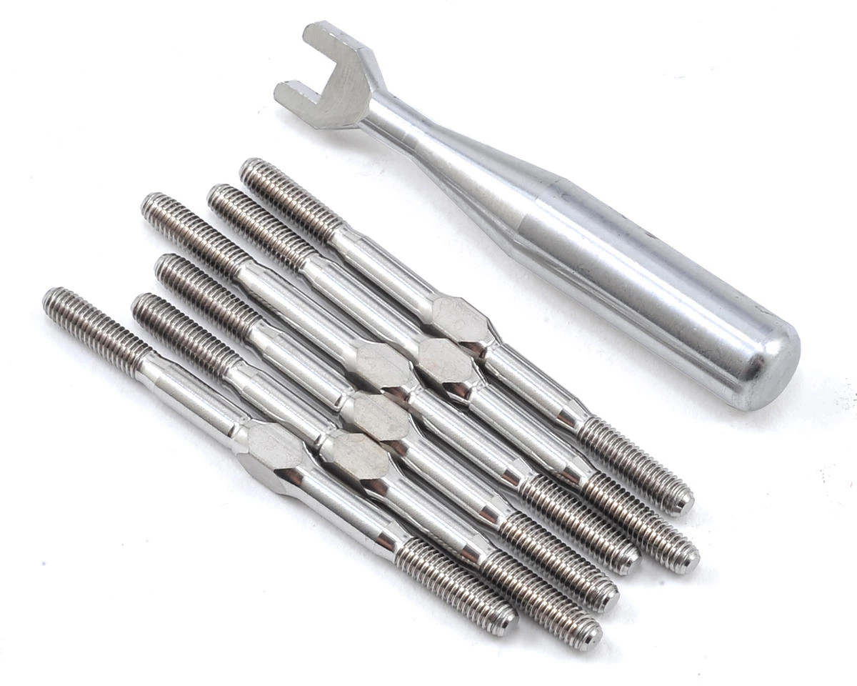 Yokomo Titanium YZ-2 "Dirt" Turnbuckle Set (6) 1 Yokomo Titanium YZ-2 "Dirt" Turnbuckle Set (6)